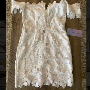 White Off the Shoulder Dress